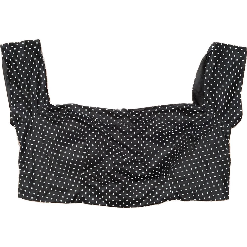 Polka Dot Crop Top- Size 4X (30W-32W)